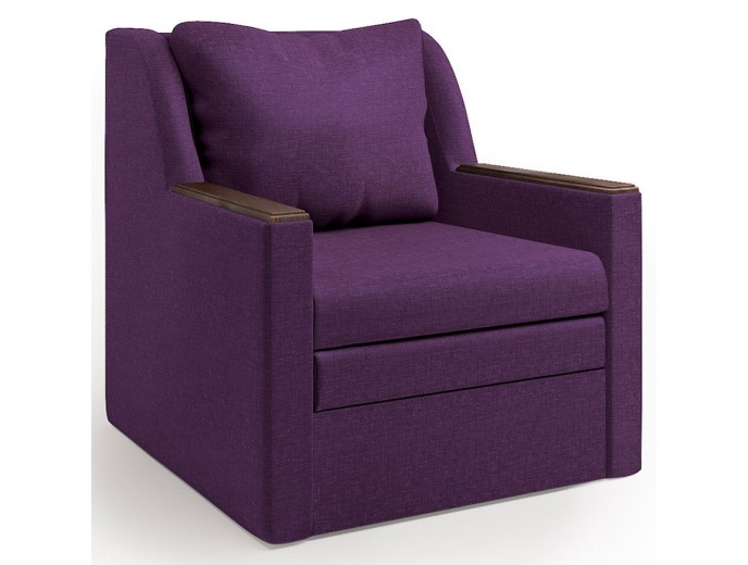 Кресло-кровать "Соло" рогожка фиолет