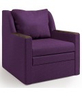 Кресло-кровать "Соло" рогожка фиолет артикул 2205