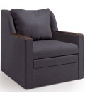 Кресло-кровать "Соло" рогожка серый артикул 2206