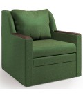 Кресло-кровать "Соло" рогожка зеленый артикул 2208
