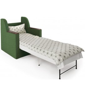 Кресло-кровать "Соло" рогожка зеленый