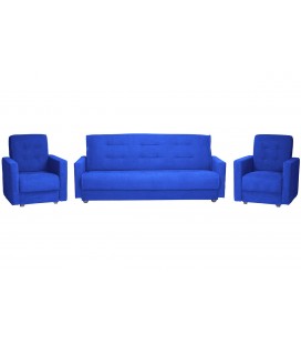 Комплект мягкой мебели "Милан" синий