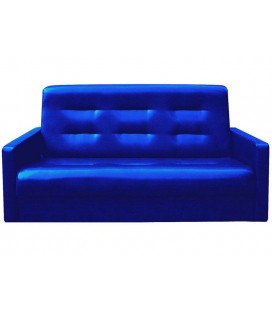 Офисный диван "Аккорд" без механизма синий