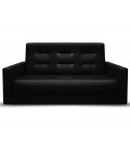 Офисный диван "Аккорд" без механизма черный
