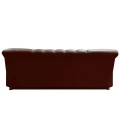 Офисный диван "Брайтон" трехместный коричневый