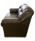 Офисный диван "Бизон" трехместный коричневый