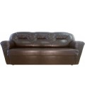 Офисный диван "Бизон" трехместный коричневый артикул 2247