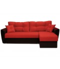Угловой диван "Амстердам" красный