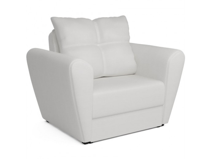 Кресло-кровать "Квартет" экокожа белый