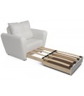 Кресло-кровать "Квартет" экокожа белый