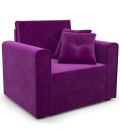 Кресло-кровать "Санта" кордрой фиолетовый артикул 2442