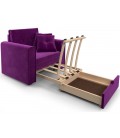 Кресло-кровать "Санта" микровельвет Кордрой фиолет