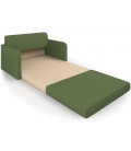 Диван-кровать "Куба" рогожка зеленый