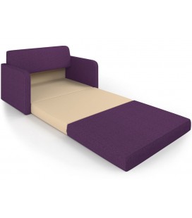 Диван-кровать "Куба" рогожка фиолетовый