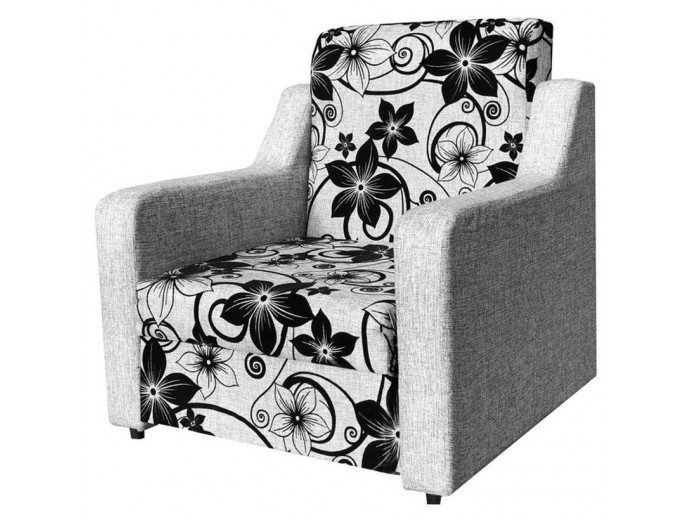 Кресло-кровать "Мюнхен" рогожка цветы
