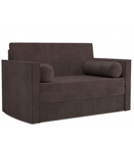 Выкатной диван "Санта 2" микровельвет Кордрой коричневый