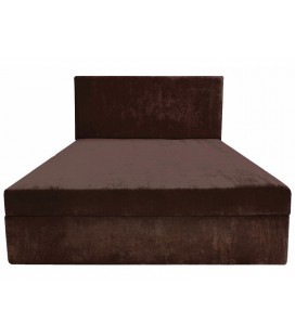 Кушетка-кровать "Атланта" велюр коричневый