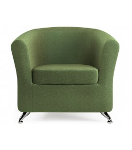 Кресло для отдыха "Евро" рогожка зеленый