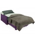 Кресло-кровать "Коломбо" БП в фиолетовой рогожке