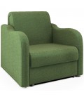 Кресло-кровать "Коломбо" рогожка зеленый артикул 2821