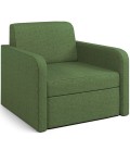Кресло-кровать "Бит" рогожка зеленый артикул 2852