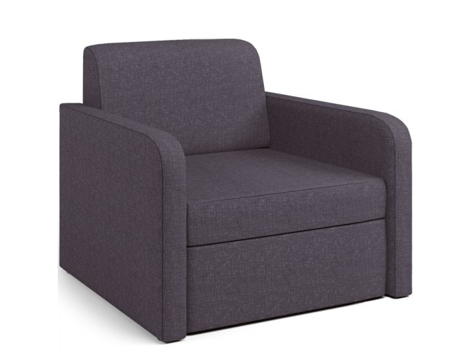 Кресло-кровать "Бит" рогожка серый