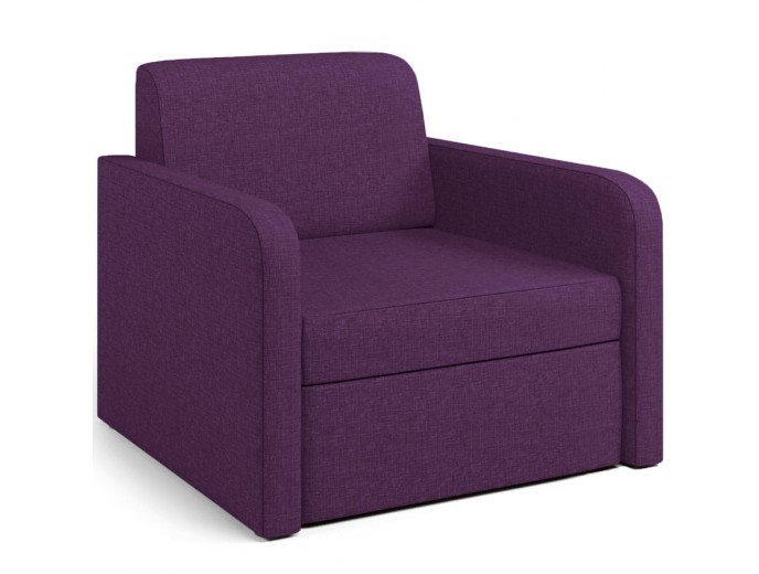 Кресло-кровать "Бит" рогожка фиолет