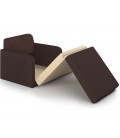 Кресло-кровать "Бит" рогожка шоколад