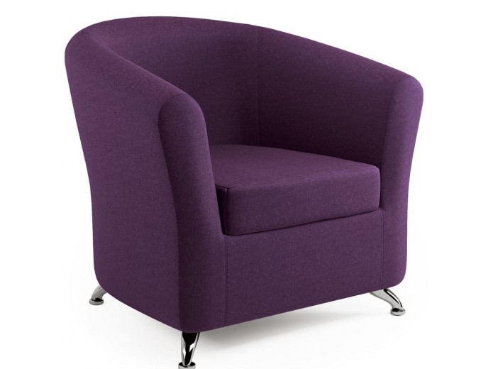 Кресло для отдыха "Евро" рогожка фиолет