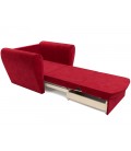 Кресло-кровать "Квартет" кордрой красный