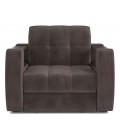 Кресло-кровать "Барон ДН" микровельвет коричневый