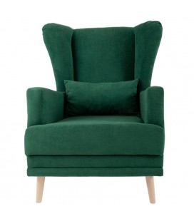 Кресло для отдыха "Честер" велюр зеленый