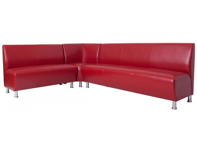 Офисный угловой диван "Блюз 10.08" вариант 2