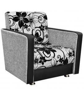 Кресло для отдыха "Вита" рогожка цветы