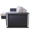 Угловой диван "Атланта" со столом велюр